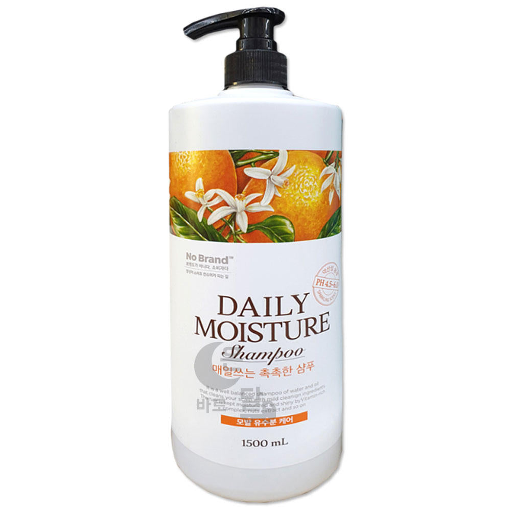 SHAMPOO DAILY MOISTURE 1.5L - 노브랜드 촉촉한 샴푸