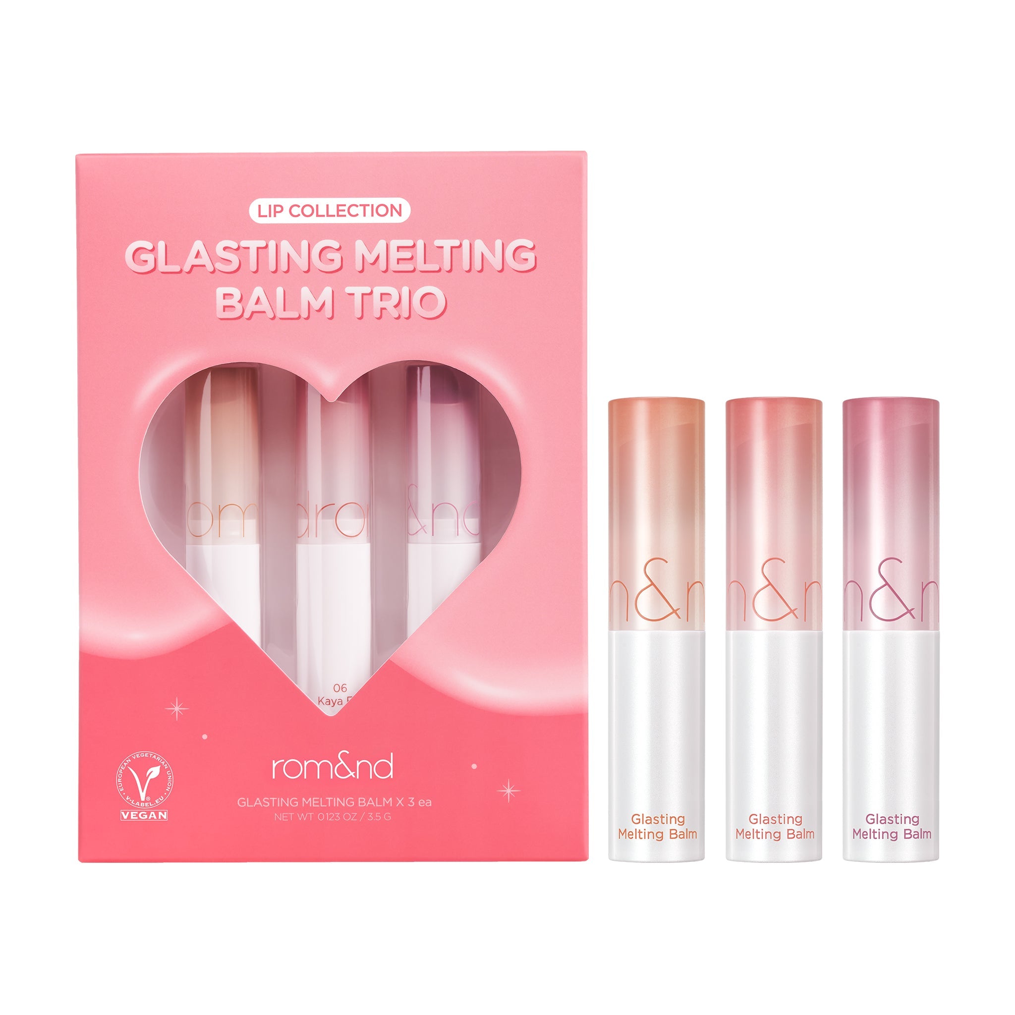 Glasting Melting Balm Trio ROM&ND