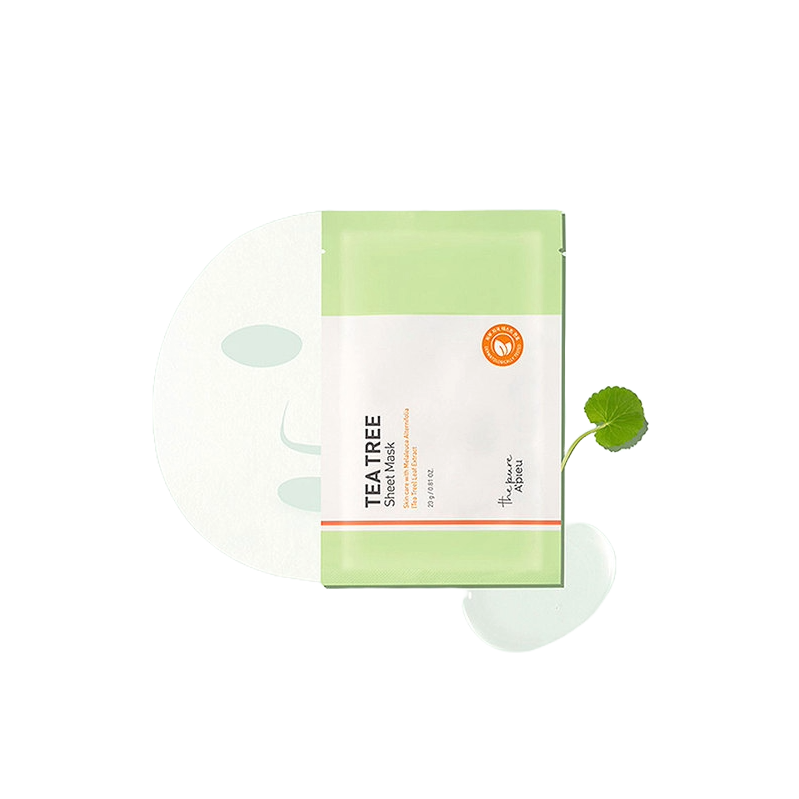 THE PURE TEA TREE SHEET MASK 19ML (TRIPACK / PAQUETE 3 MASK)