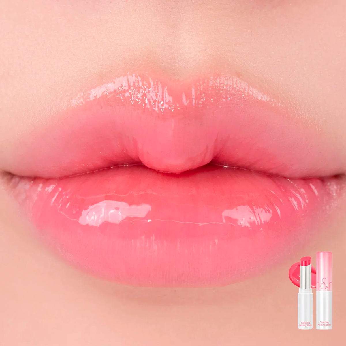 ROM&ND GLASTING MELTING BALM 02 LOVEY PINK 3.5G